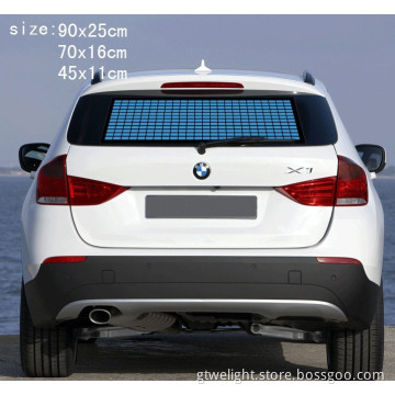 Sound Activated EL Car Sticker with Ciggarret Lighter Blue